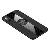 XINLI Stitching Cloth Textue Shockproof TPU Protective Case with Ring Holder, For Xiaomi Mi CC9e, For Xiaomi Mi 8 Lite
